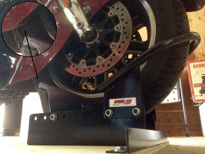 Extreme Max 5001.5010 Motorcycle Wheel Chock customer photo 2