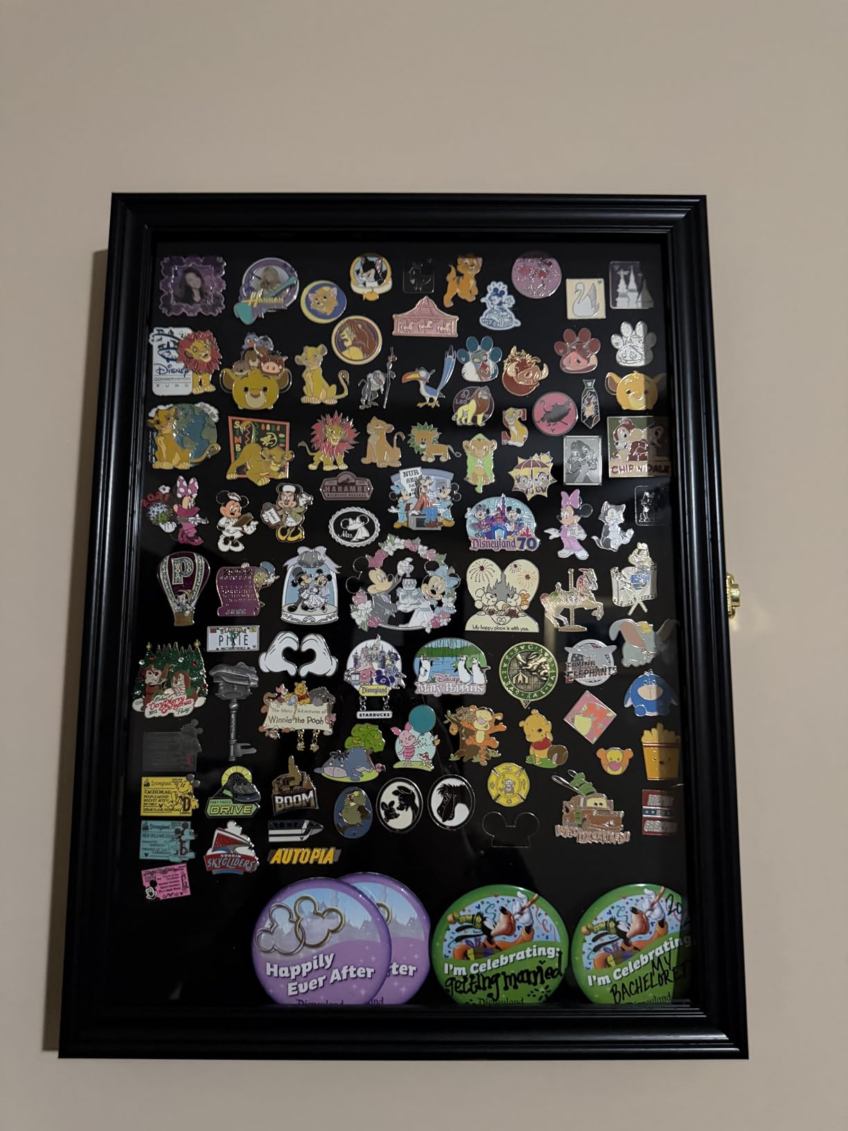 Large 19 X 14 Pin Display Case Medal Shadow Box with 98% UV Protection for Military Medals, Beach Tags, Jewelry Pins, Pin Gift, Insignia Ribbons Memorabilia Black Finish customer photo 1