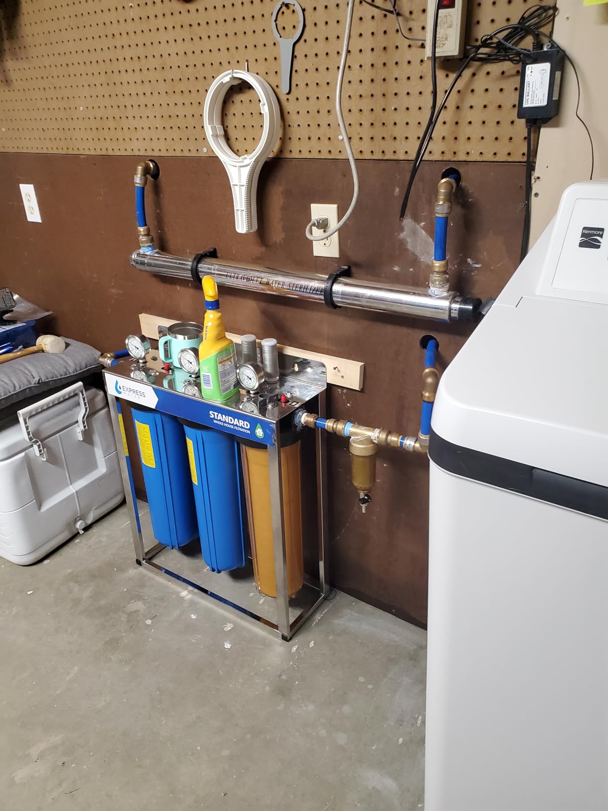 Kenmore 420 Water Softener System – 40,000 Grain Capacity with Salt Saving Technology – Whole Home Hard Water & Iron Reduction – Compact, Easy Install customer photo 1