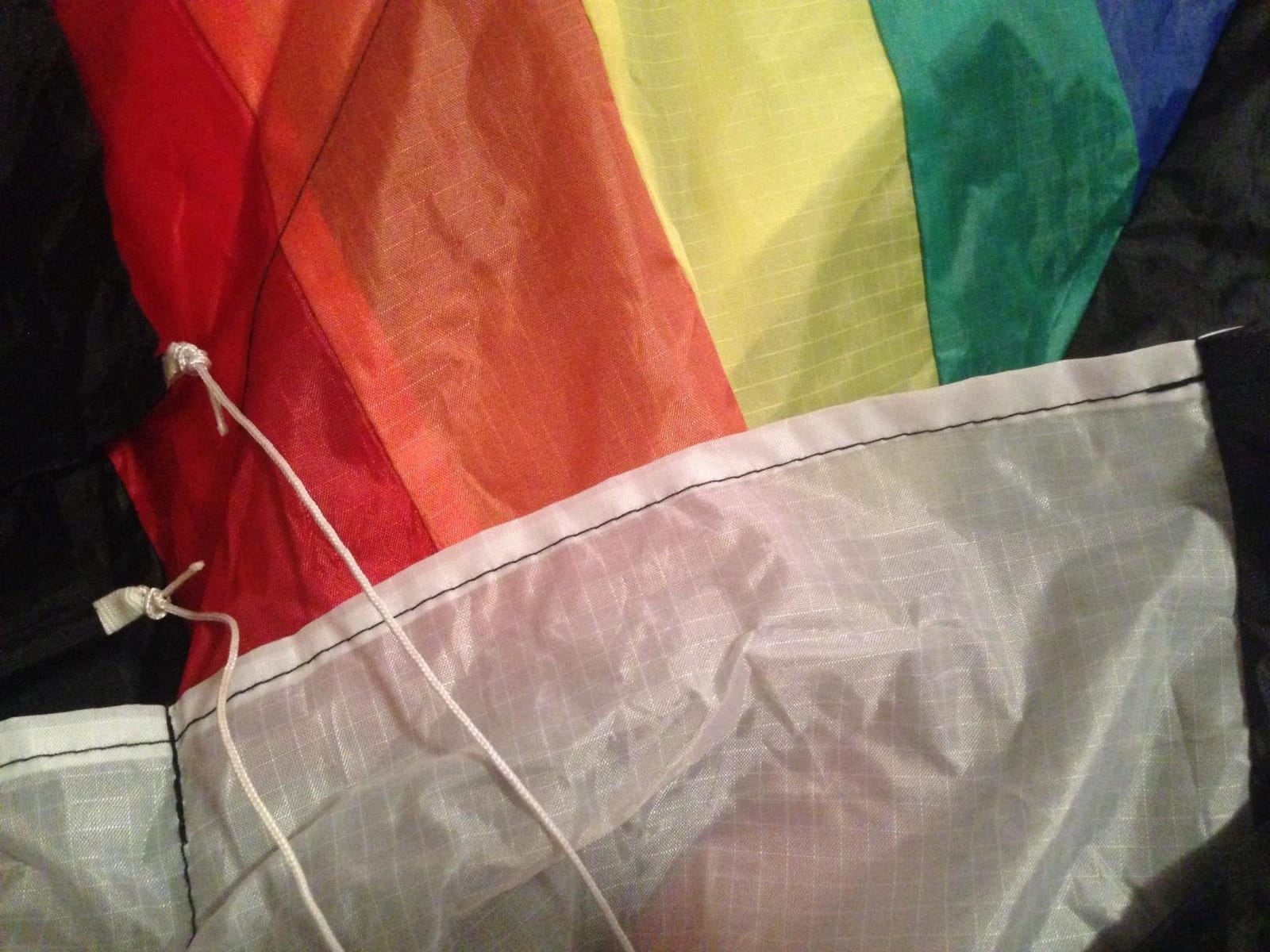 In the Breeze 3068 - 7.5 Rainbow Parafoil Kite, Easy Flying, Single-Line Travel Kite, Beginner to Intermediate Skill Levels customer photo 2