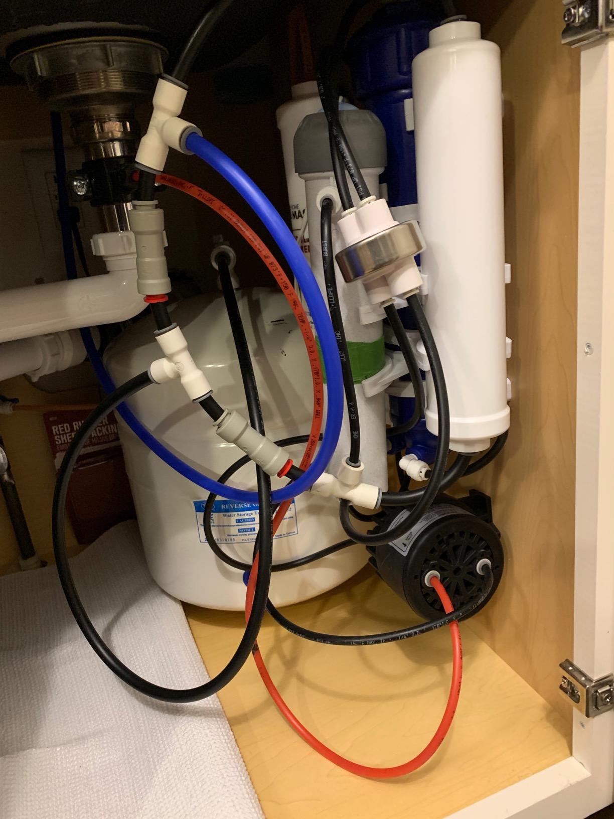 Home Master TMHP HydroPerfection Reverse Osmosis System, 9-stages, Patented 2-pass Alkaline Remineralization, Fast 4.5 Sec Fill Rate, 1:1 Waste Ratio, UV Sterilizer 99.9% EPA 97952AZ1, Iron Prefilter customer photo 2