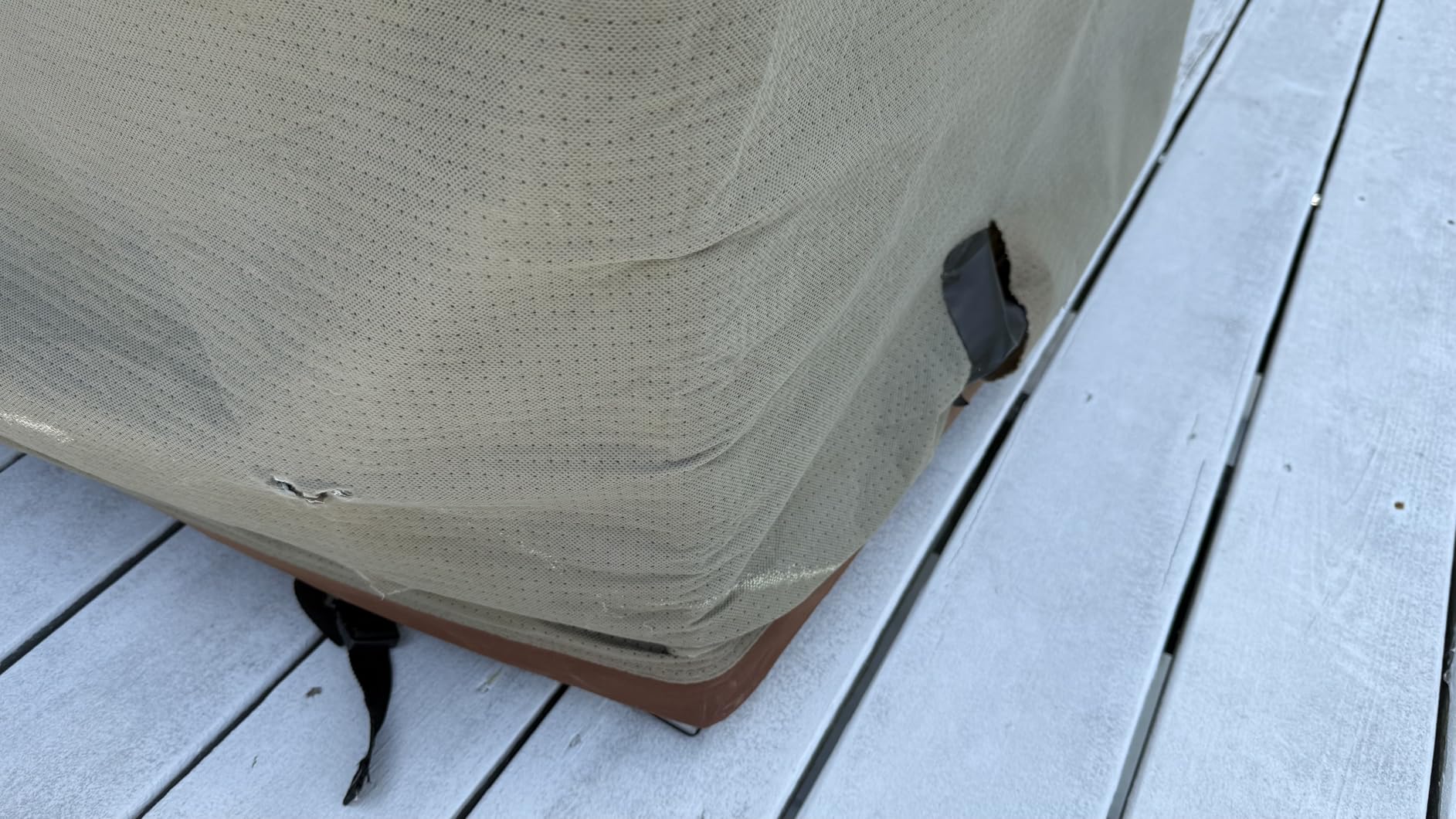 Duck Covers Ultimate Waterproof 127 Inch Rectangular/Oval Patio Table with Chairs Cover customer photo 2