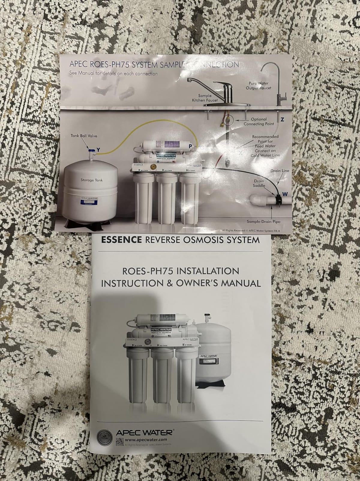APEC Water ROES-PH75, 6-Stage Under Sink RO System, Alkaline, 75 GPD customer photo 1