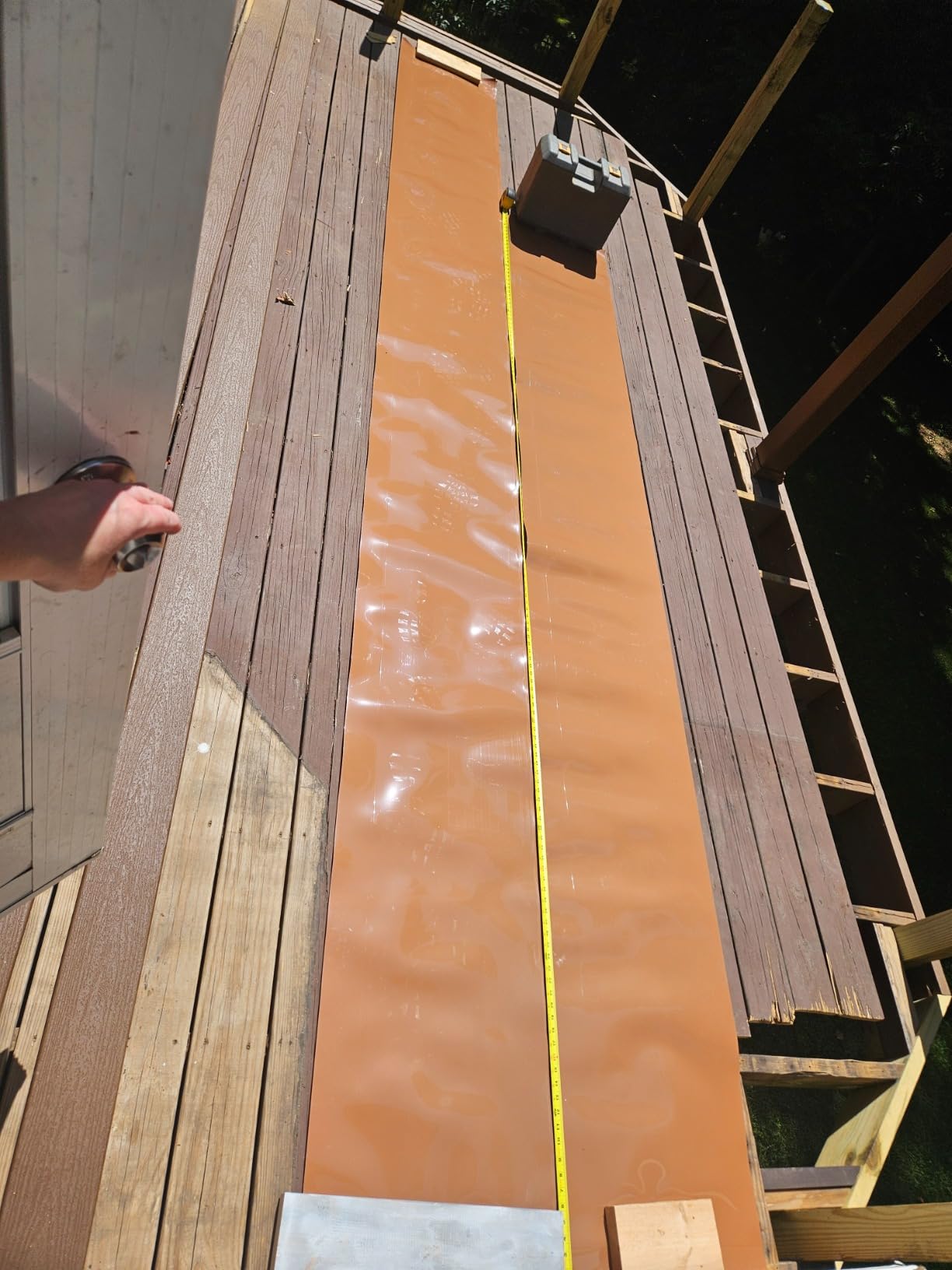 Trex RainEscape Deck Drainage System 16 ft. Plastic Trough customer photo 2