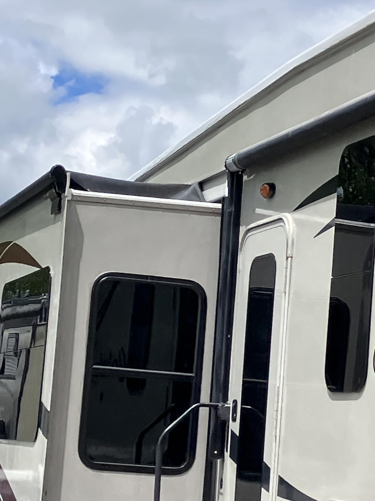Solera Black Slide Topper Awning - 13' (12'7