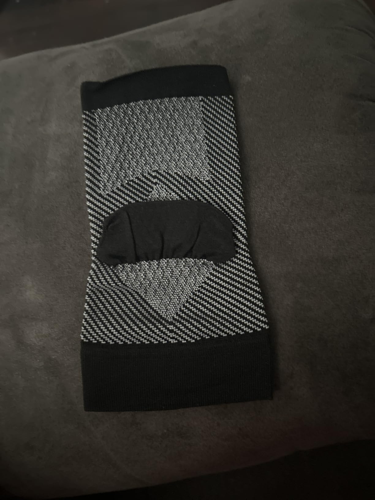 Compression Socks for Plantar Fasciitis & Achilles Tendonitis Relief – Pair of Ankle Compression Sleeves for Foot Swelling, Heel Spurs, Pain & Fatigue – Comfortable Arch Support Brace for Daily Use (Black, Medium) customer photo 1