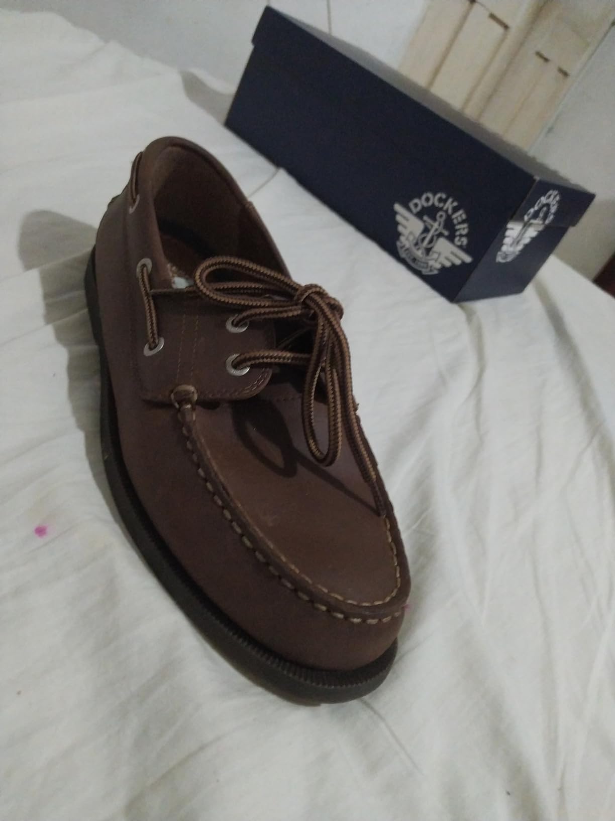 DOCKERS Mens Vargas Classic Leather Boat Shoe customer photo 2