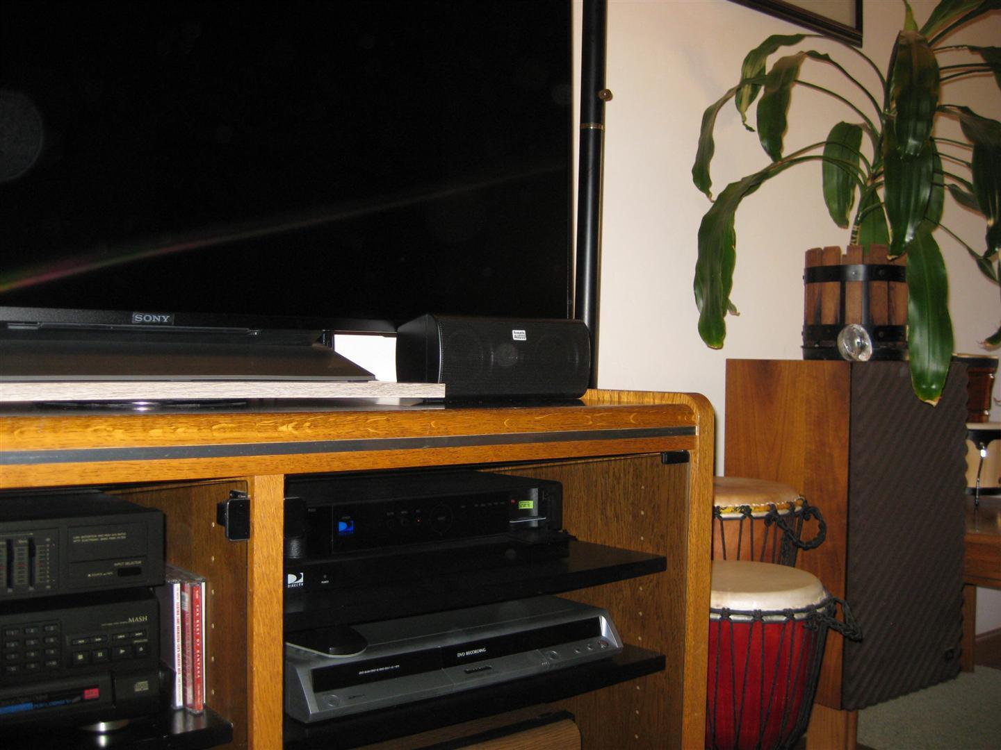 Acoustic Audio by Goldwood Acoustic Audio AA35CB Indoor Center 3 Way Speaker 400 Watts Black Bookshelf, 3-Inch customer photo 2