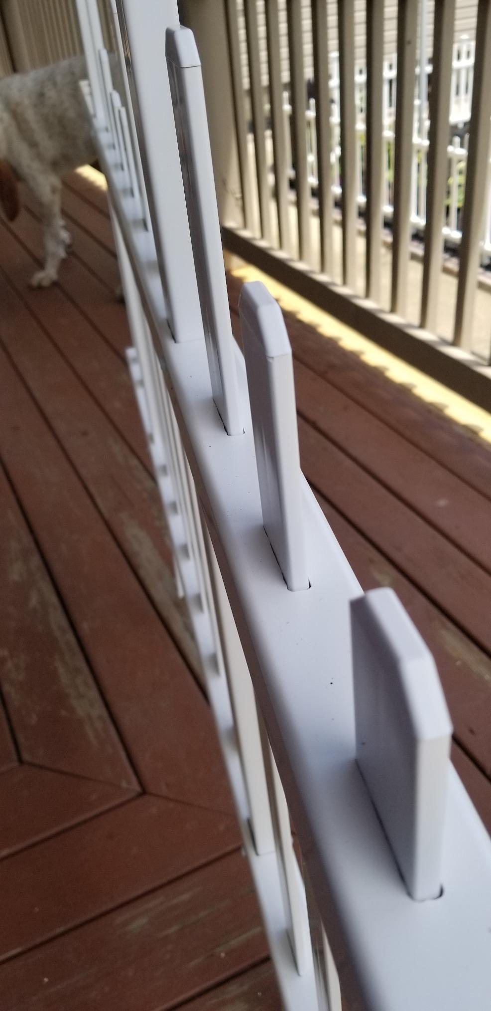 Zippity Madison Picket Fence Panels, White Vinyl DIY No Dig Kit customer photo 2