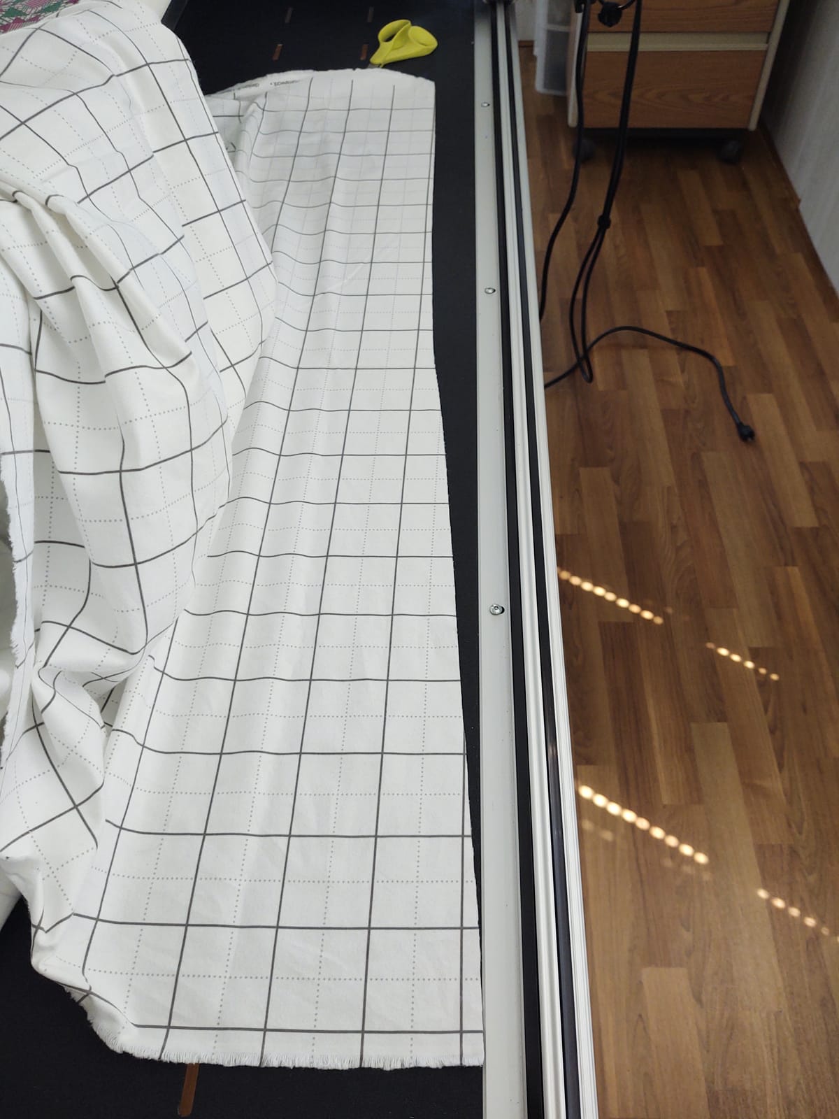 Robert Kaufman Kaufman Framework Flannel Gridwork White, Fabric by the Yard customer photo 1