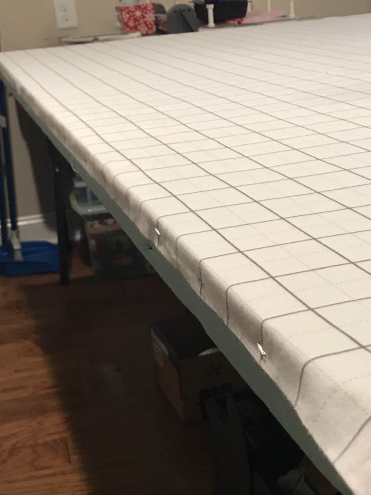 Robert Kaufman Kaufman Framework Flannel Gridwork White, Fabric by the Yard customer photo 2