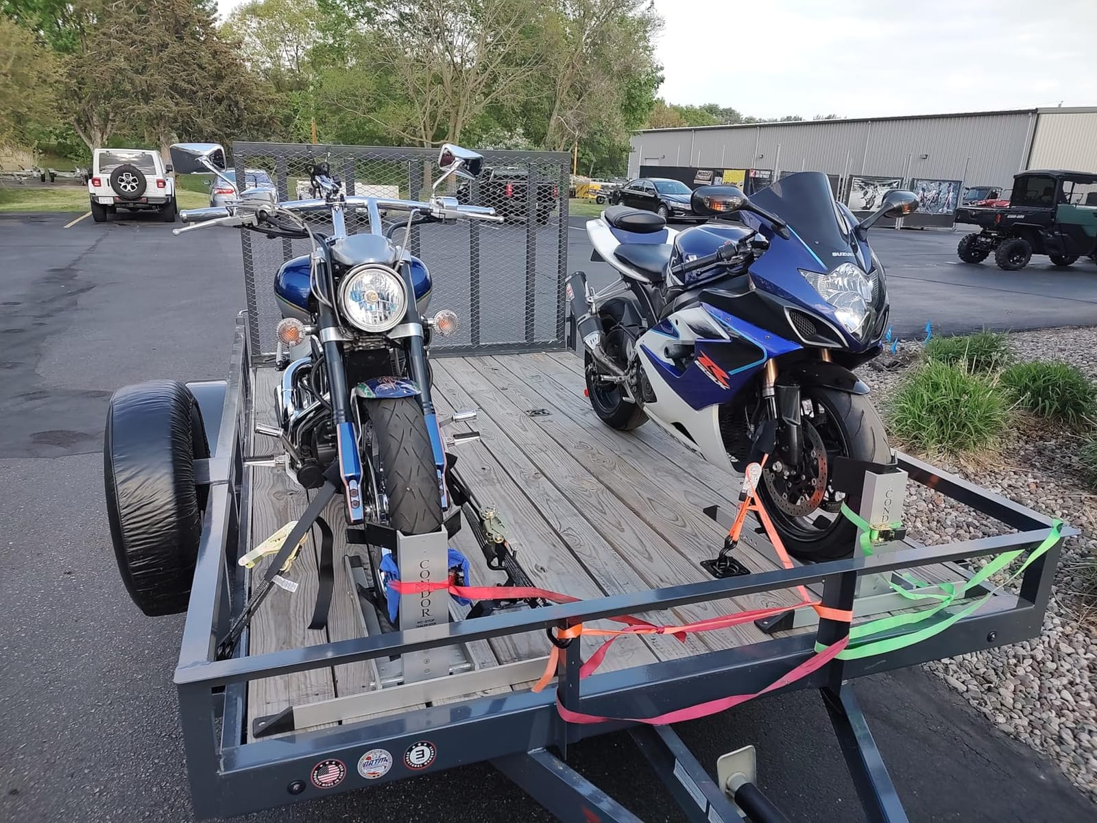 CONDOR Pit-Stop/TrailerStop PS-1500 Motorcycle Wheel Chock customer photo 1