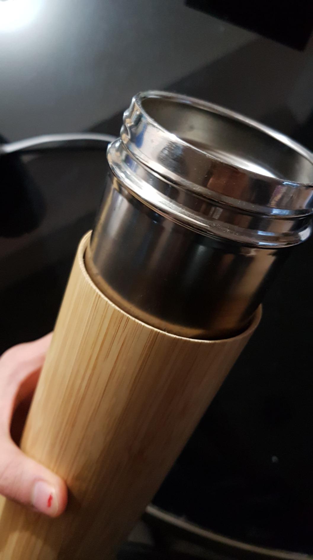 LeafLife Premium Bamboo Tea Tumbler with Infuser for Loose Leaf Tea customer photo 1