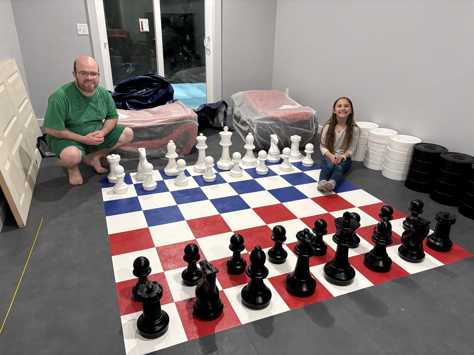 MegaChess Giant Chess Set Game with 16