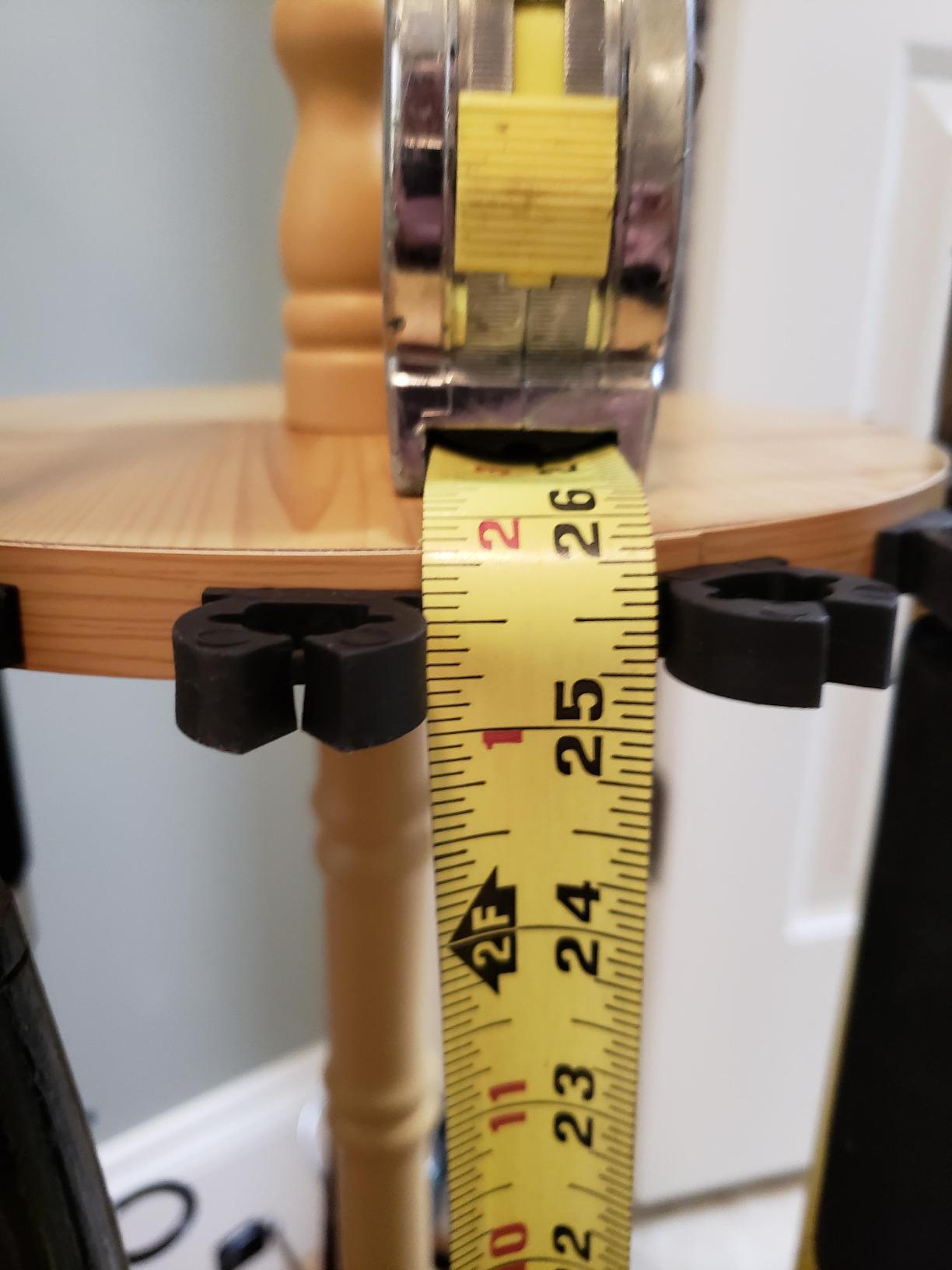 Rush Creek Creations 16-Rod Round Fishing Rod Holder for Garage | 360 Degree Access, Light Wood Grain customer photo 1