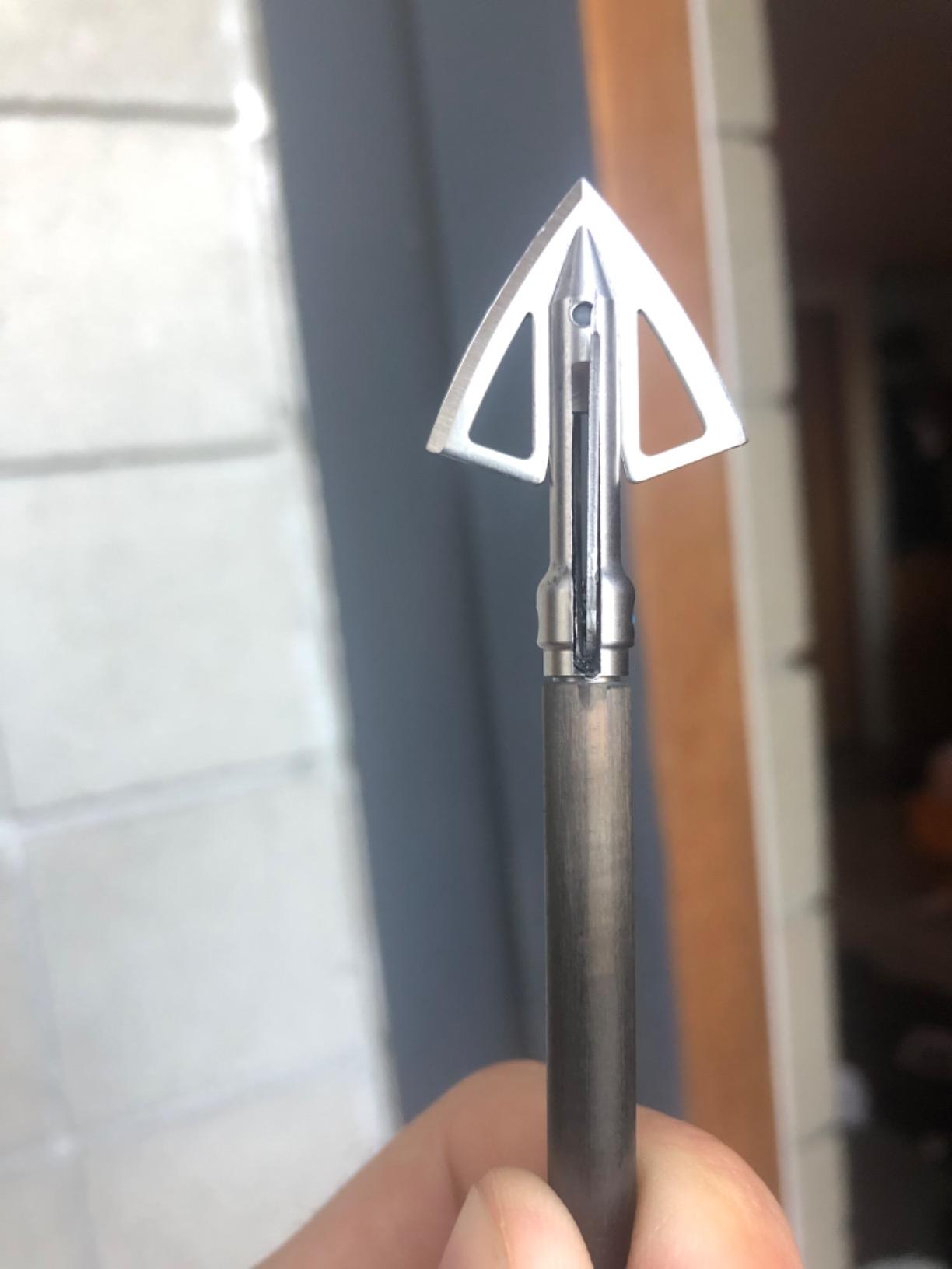 Bloodsport Gravedigger 4-Blade Hunting Hybrid Mechanical Broadhead with Chisel Tip - 100 Grains | 1