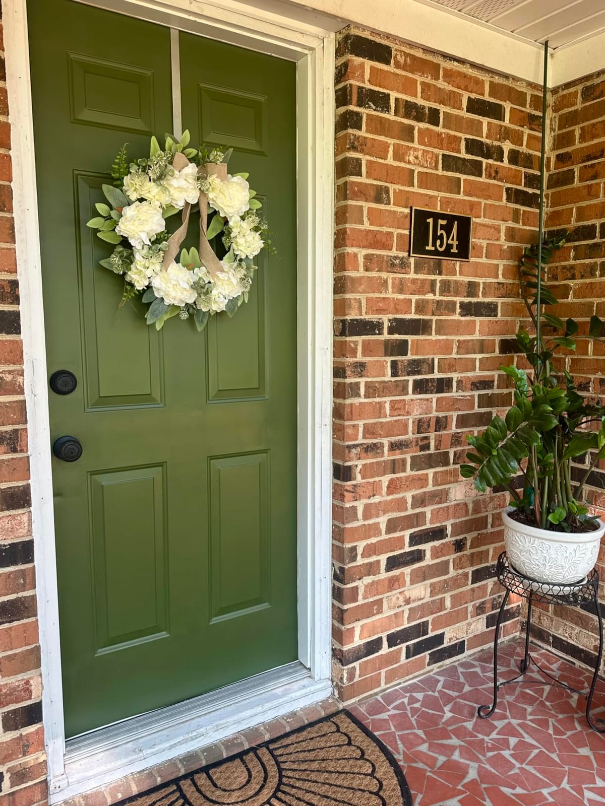 Whitehall Personalized Cast Metal Address Plaque - USA Made Custom House Number Sign - Rectangle (11