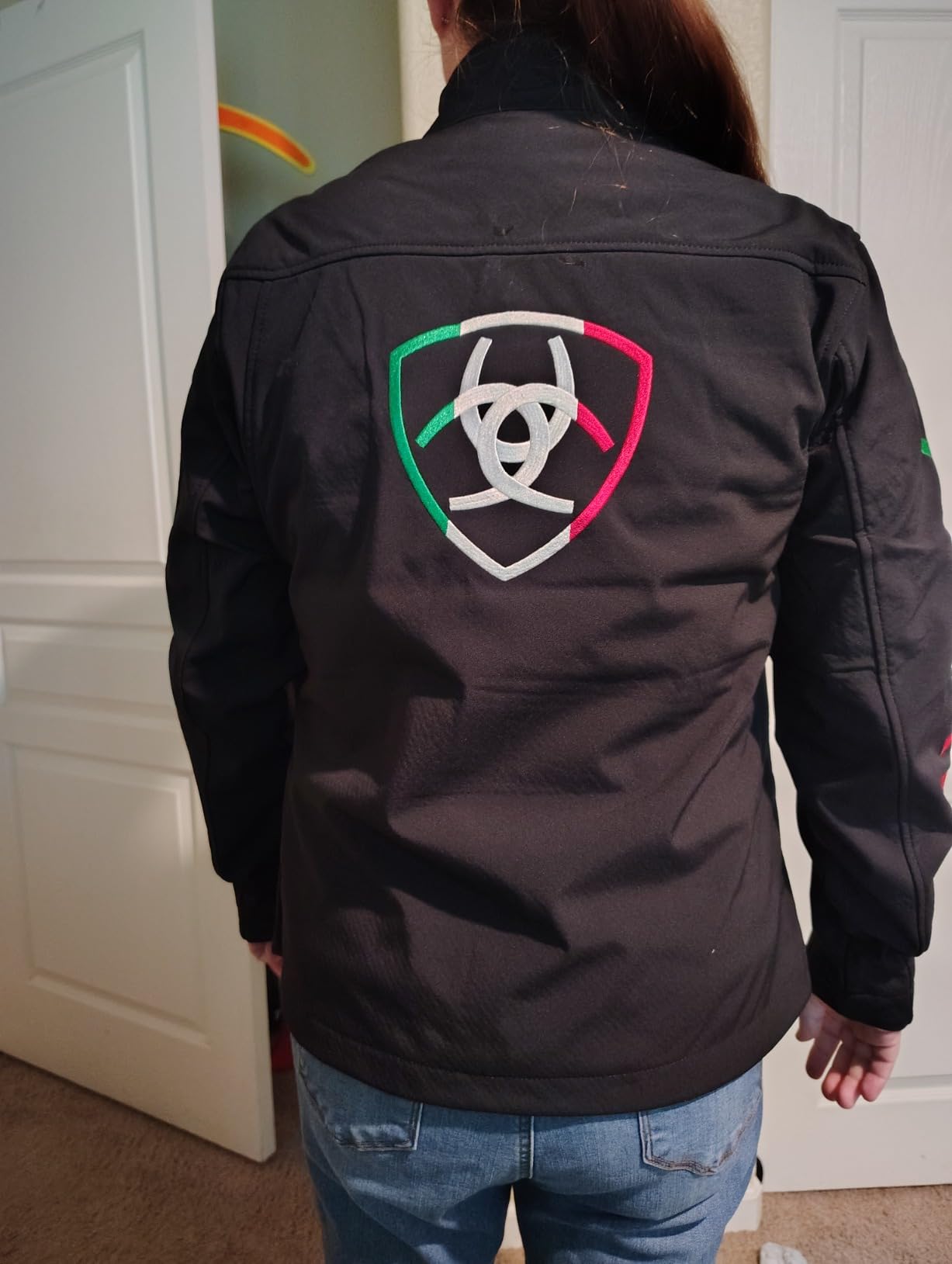 Ariat Women's New Team Softshell Jacket – Wind and Water Resistant Jacket customer photo 1