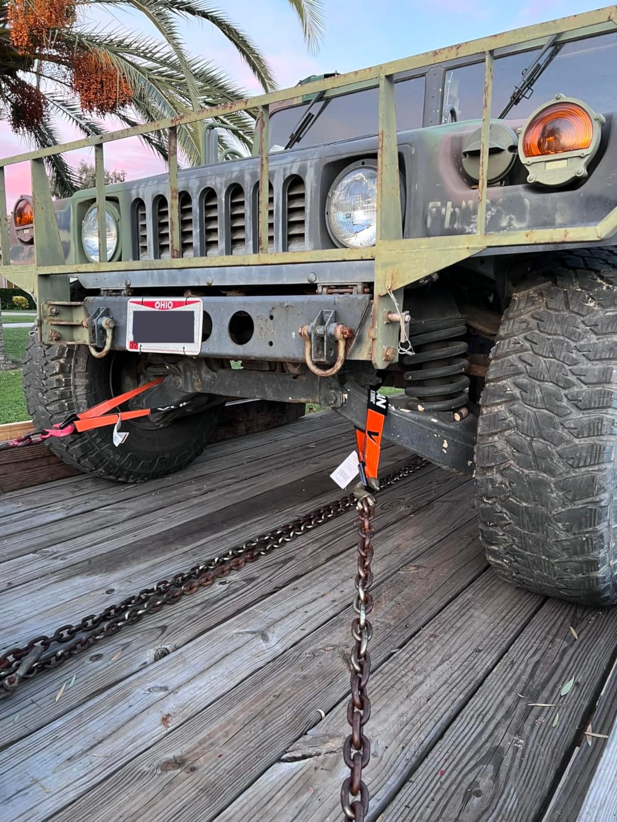 VULCAN Tie Down Axle Straps with Wear Pad - 4 Pack - Classic Yellow - 3,300 Pound Safe Working Load customer photo 1