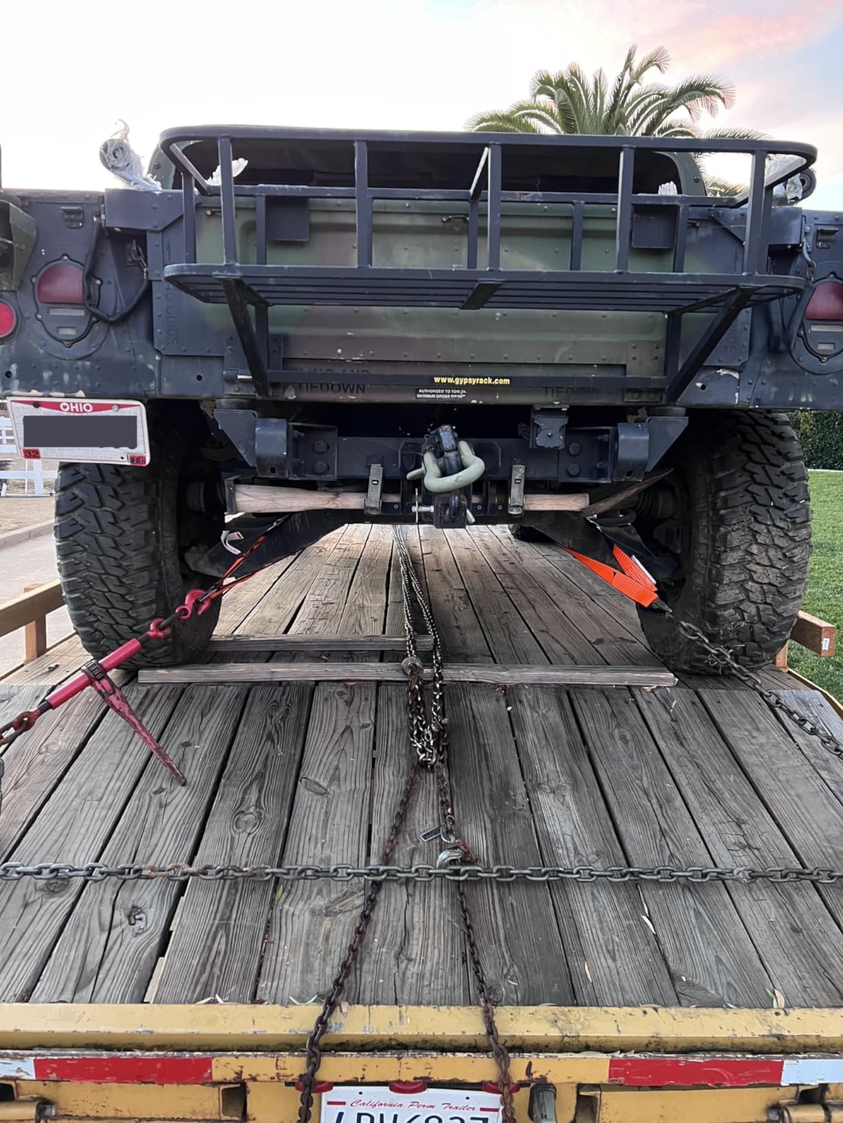 VULCAN Tie Down Axle Straps with Wear Pad - 4 Pack - Classic Yellow - 3,300 Pound Safe Working Load customer photo 2
