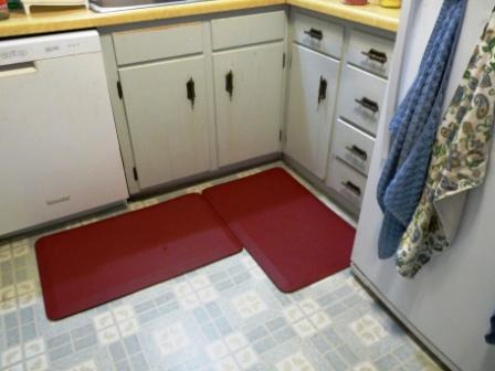 Sky Solutions Anti Fatigue Kitchen Mats for Floor (20inx32in,Black) customer photo 1