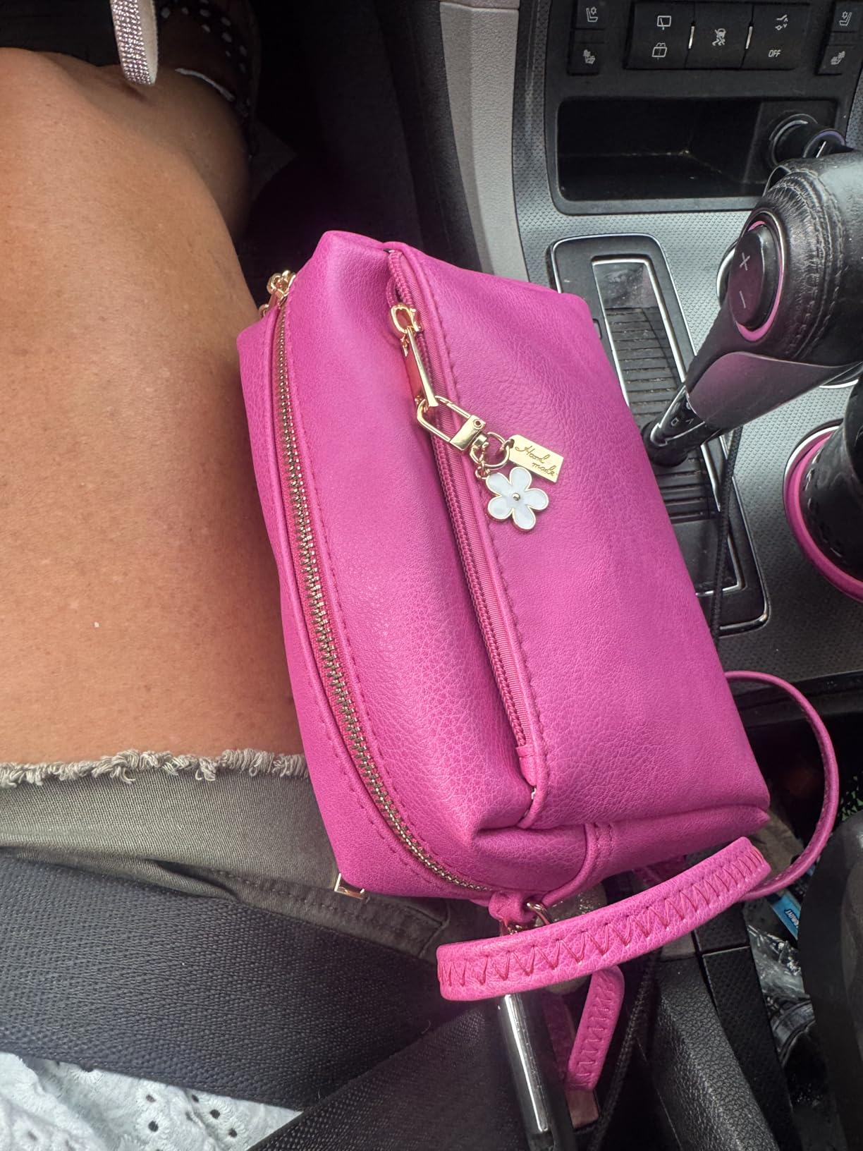FashionPuzzle Triple Zip Small Crossbody Bag customer photo 1