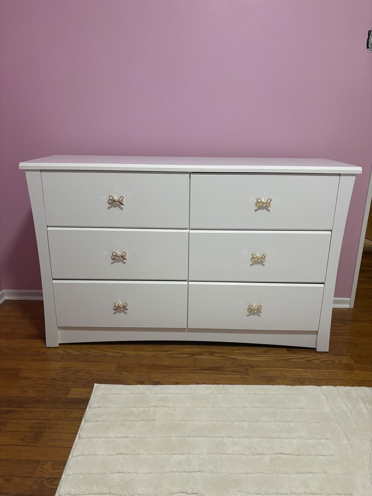 Storkcraft Crescent 6-Drawer Dresser, White customer photo 1