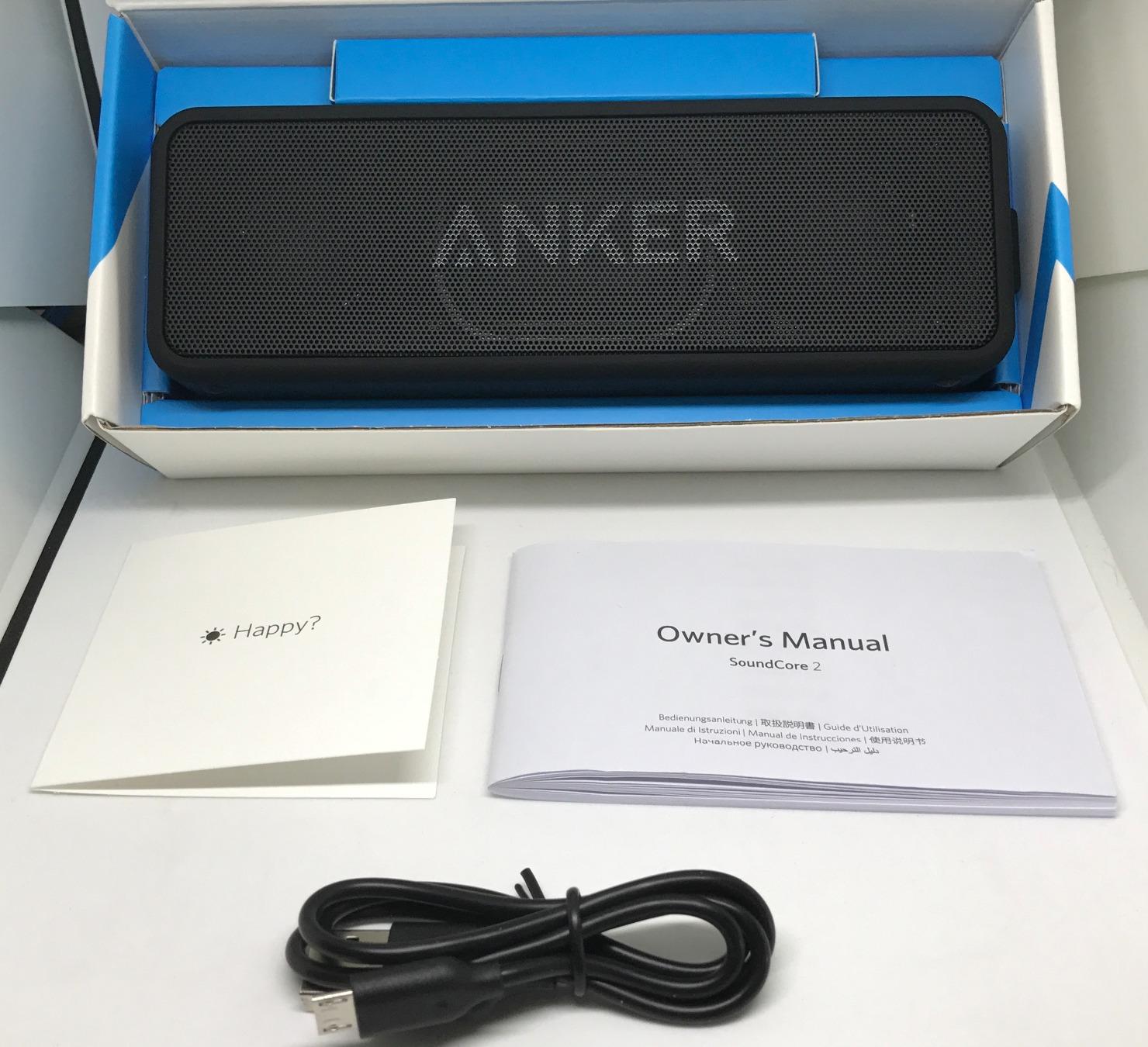 Anker soundcore 2 Portable Bluetooth Speaker, Stereo Sound, IPX7 customer photo 2