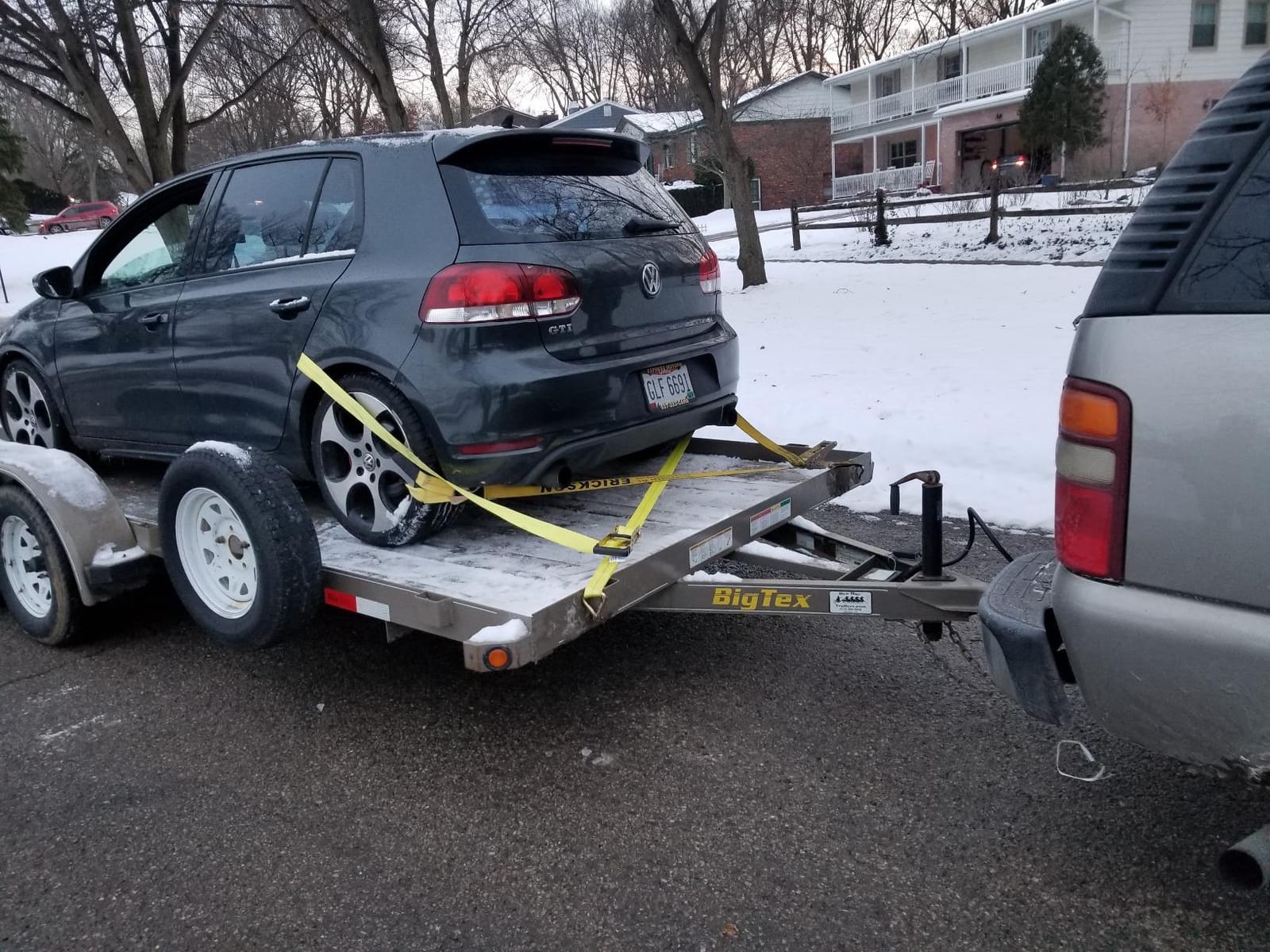 Axle Straps 10000 Lbs Break Strength 3335 Lbs Working Load Yellow Car Axle Tie Down Straps for Securing Car Transport Hauler Tow Truck 4x4 Off-Road Straps (36 Inch) customer photo 1