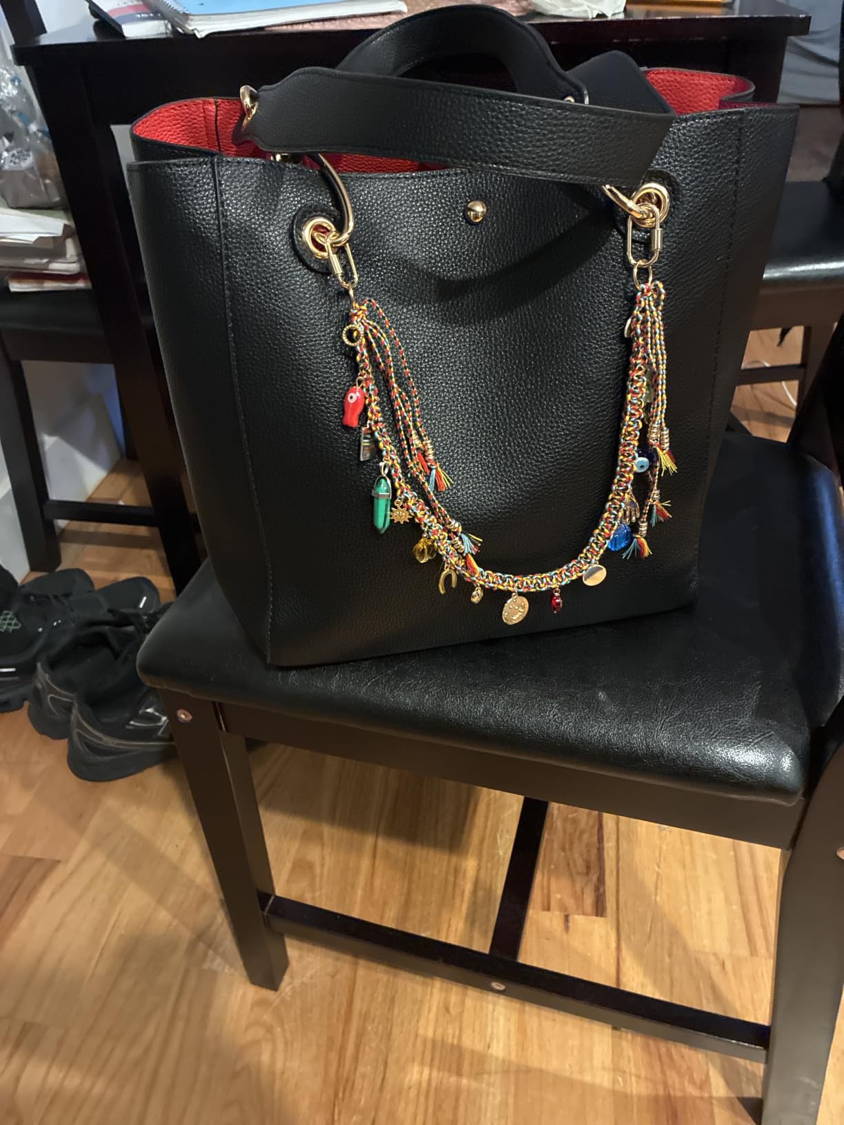 sqlp Large Work Tote Bag for Women Handbags Big Bucket Purses customer photo 2