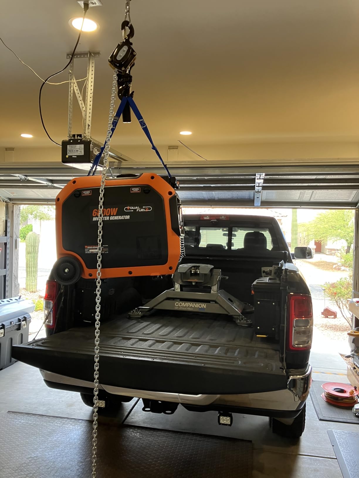 Soft Loop Tie Down Straps - 1,500 Load Capacity & 4,500 Lbs Breaking Strength - 6 Pack - Loops for Securing ATV, UTV, Motorcycles, Scooters, Dirt Bikes, Lawn & Garden Equipment - by AUGO customer photo 2