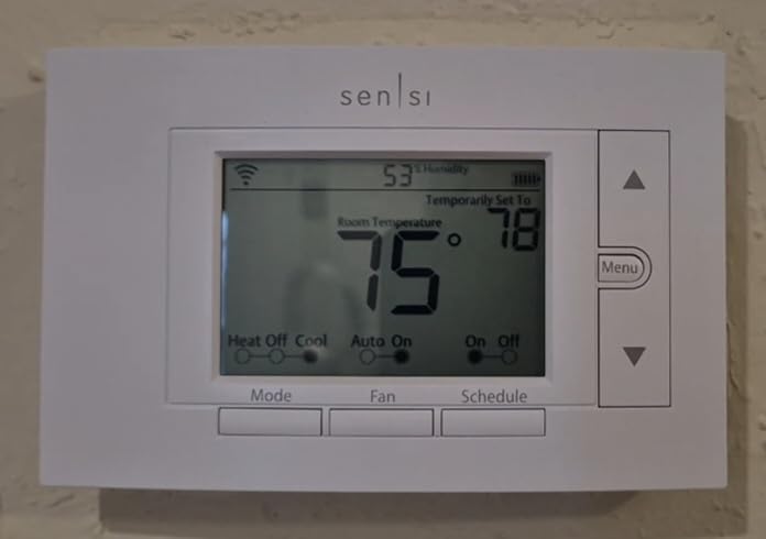 Sensi Smart Thermostat, Wi-Fi, DIY, Alexa, Energy Star Certified, ST55 customer photo 2