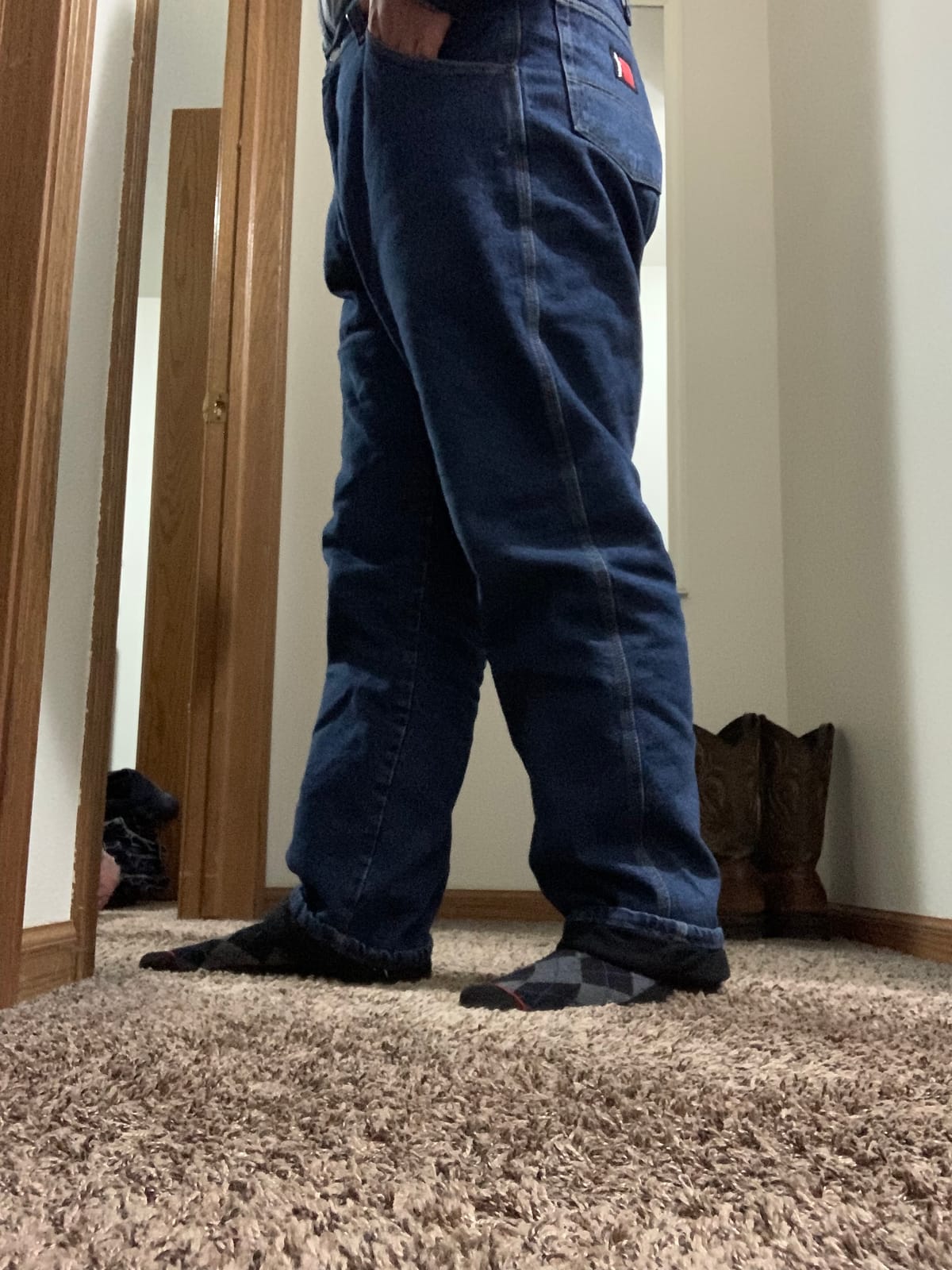 Wrangler Riggs Workwear Men's Lined Relaxed Fit Jean customer photo 2