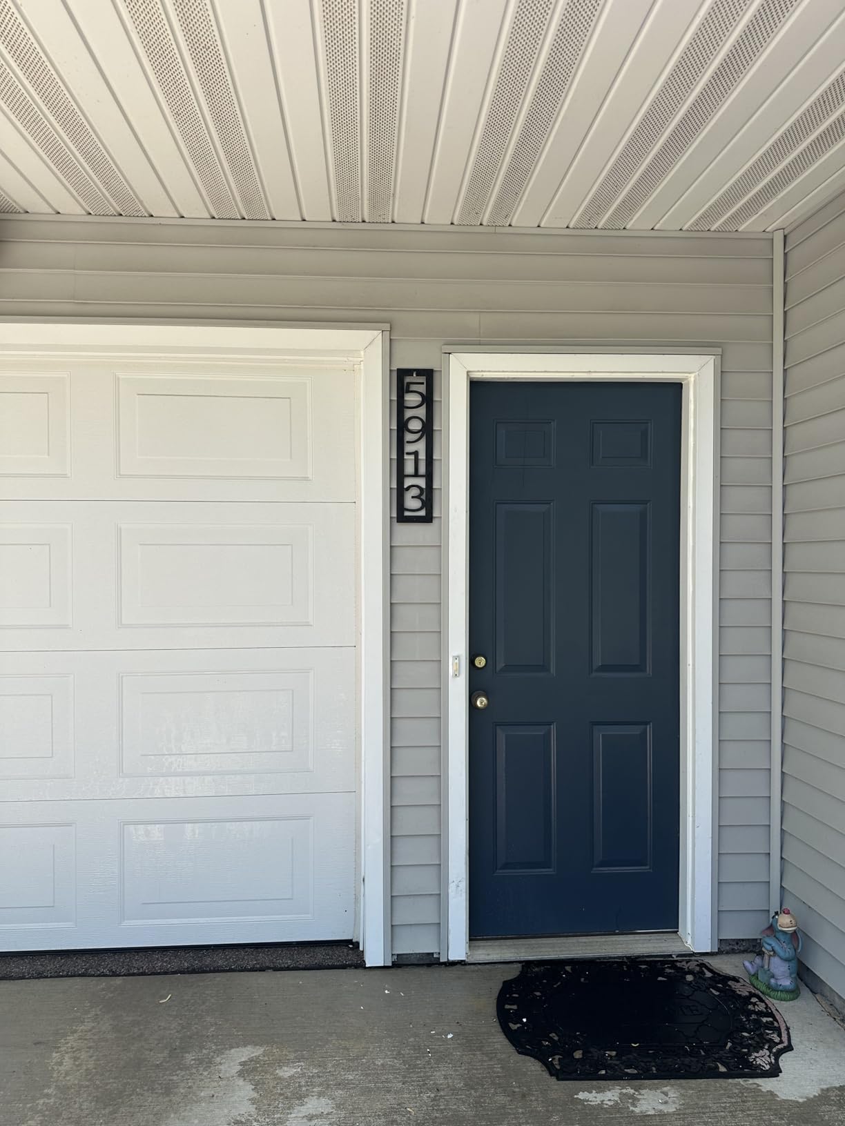 Custom Address Marker - Vertical House Number - Metal Address Sign - House Numbers for Outside customer photo 2