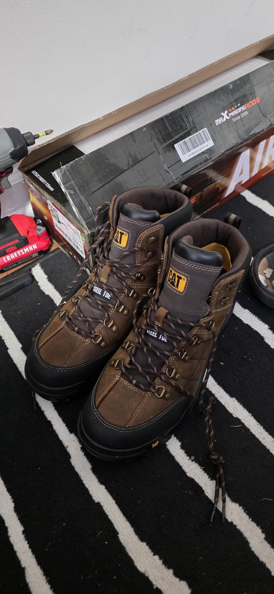 CAT Men’s Threshold Waterproof Steel Toe Work Boot customer photo 1