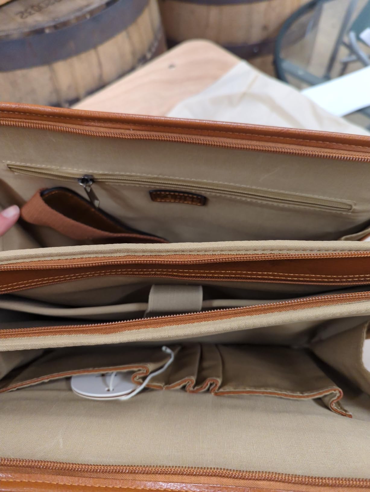 Kattee Genuine Leather Briefcase for Women, Large Capacity Laptop Bag customer photo 2