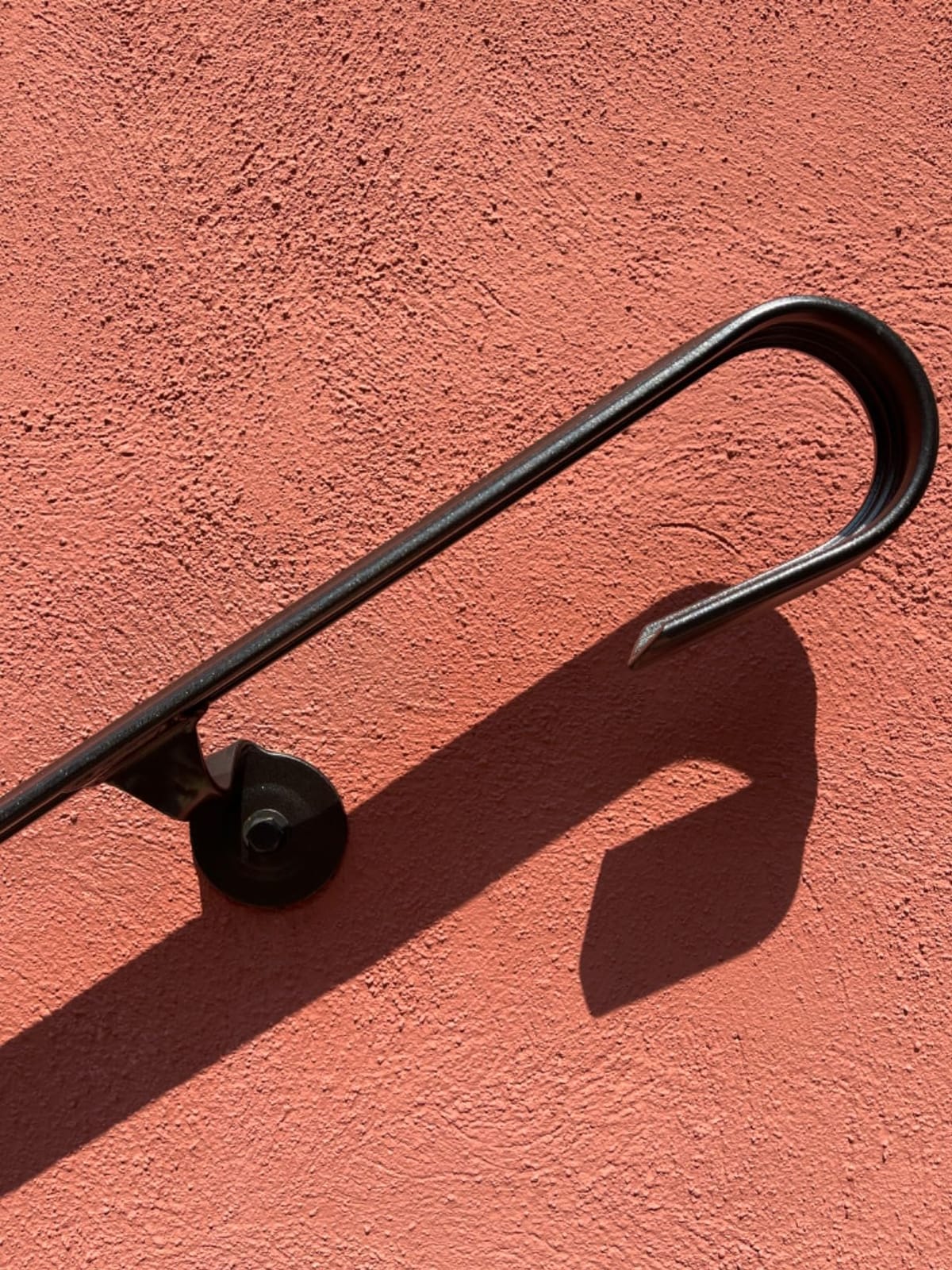 Kenosha Iron 3 Ft Wrought Iron Handrail Staircase Porch Deck Railing - Made in America - Wall Mounted Black Metallic Indoor Outdoor Installation Hardware Included customer photo 2