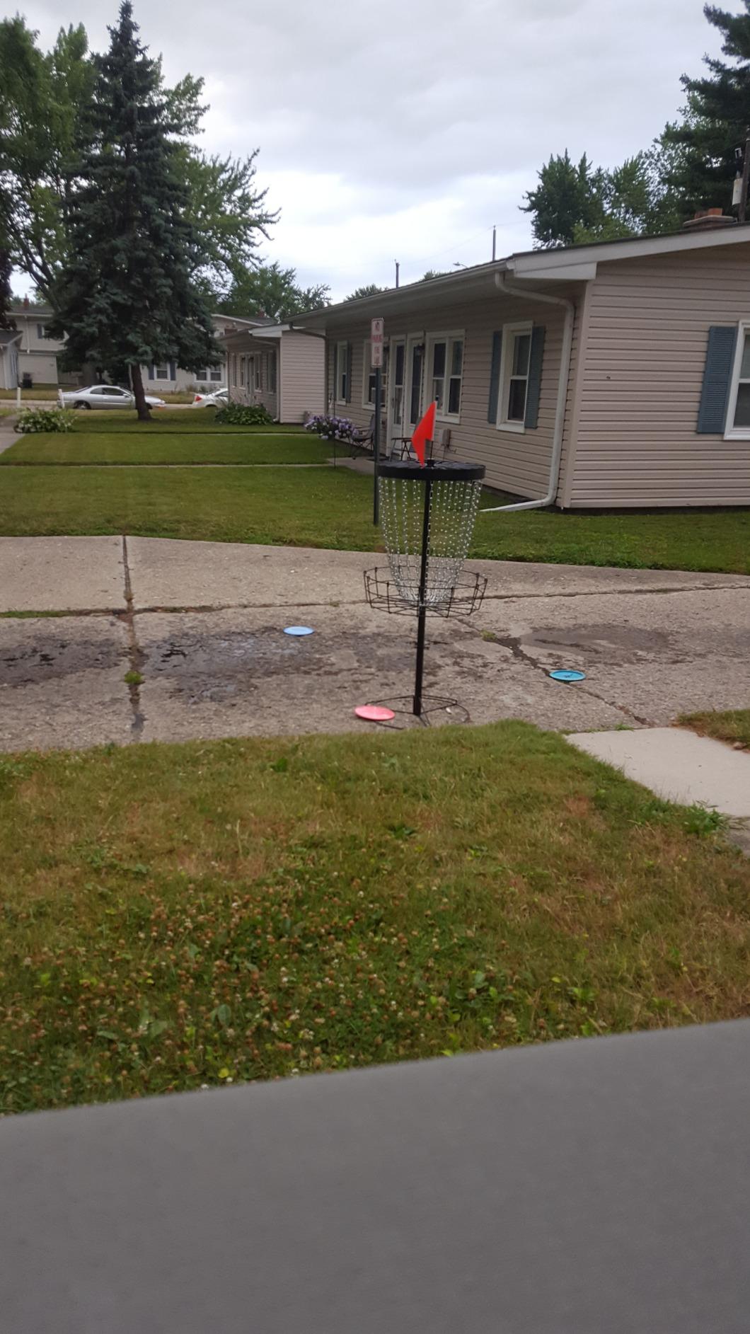 Yaheetech 12-Chain Portable Outdoor Steel Disc Golf Basket Practice Target customer photo 2
