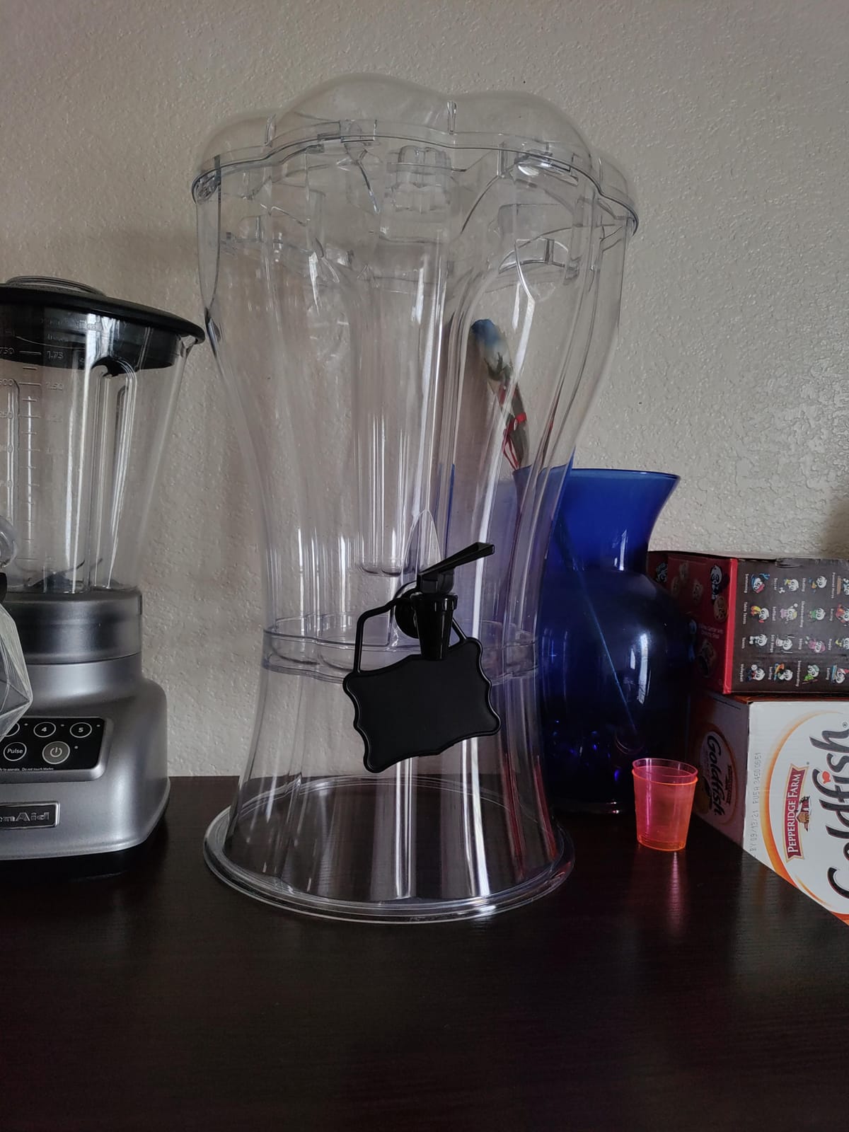 Buddeez 3.5 Gallon Clear Drink Dispenser with Ice Cone and Spigot - BPA-free Tritan Beverage Container customer photo 1