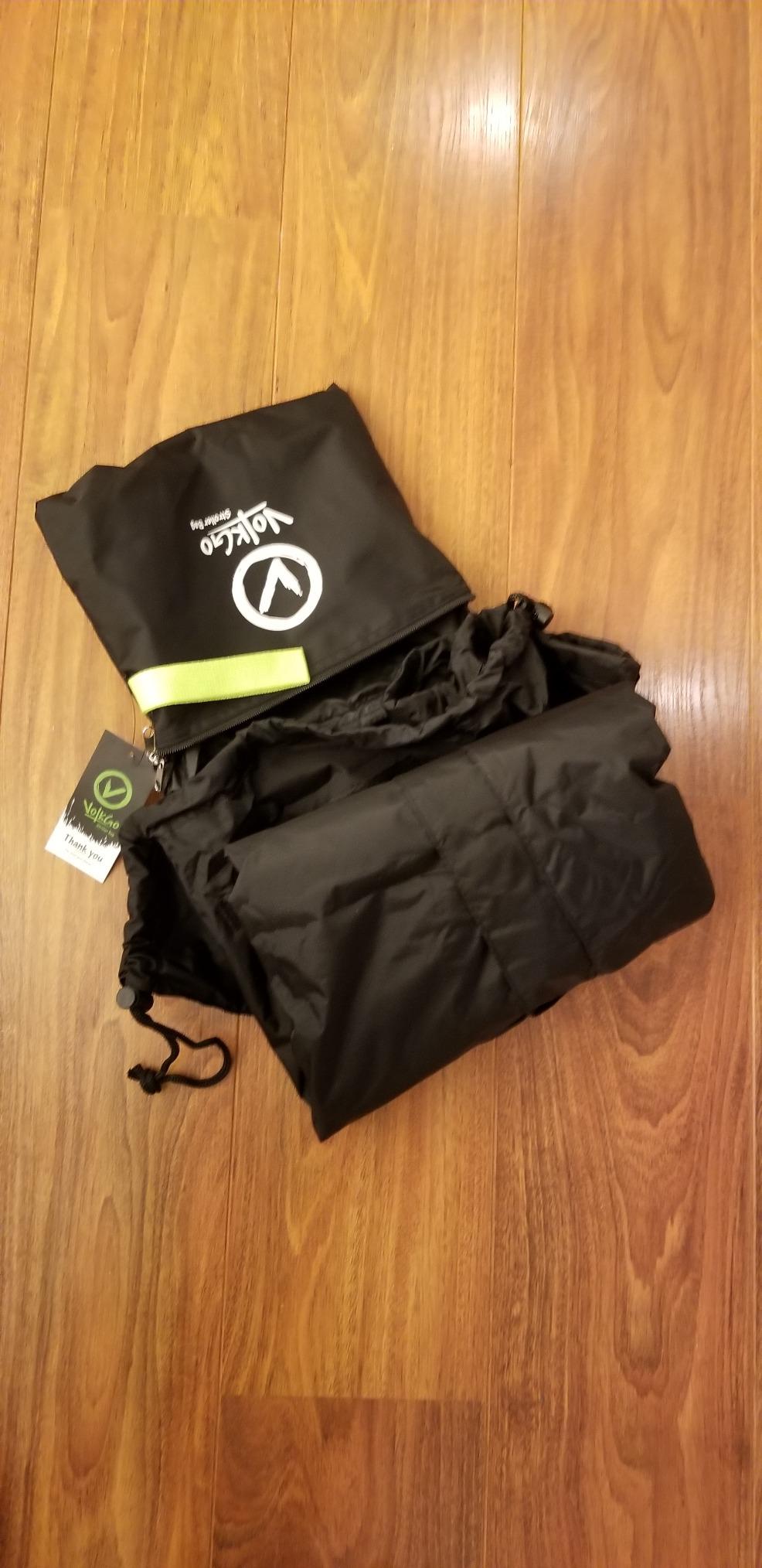 V VOLKGO XL Stroller Travel Bag for Airplane with Backpack Shoulder Straps, Stroller Cover for Air Travel, Jogger & Carrier, Waterproof Travel Cover (18x24x47 in) customer photo 2
