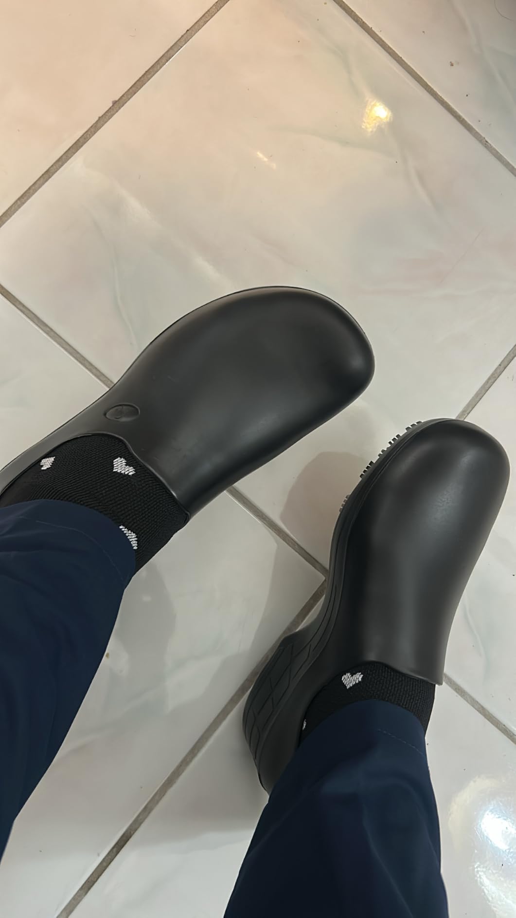 Sticky Nursing Shoes Women - Chefs - Kitchen - Nurses - Clogs for Work - Waterproof Non Slip customer photo 2