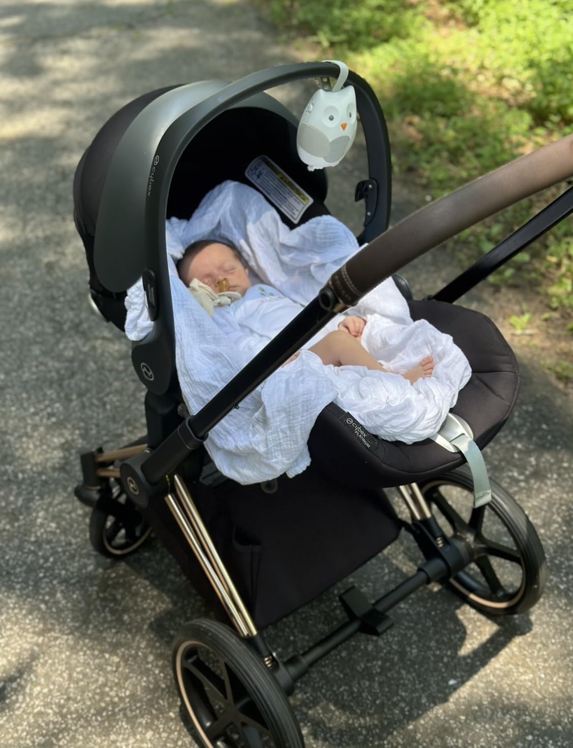 Skip Hop Portable Baby Sound Machine, Stroll & Go, Owl customer photo 2