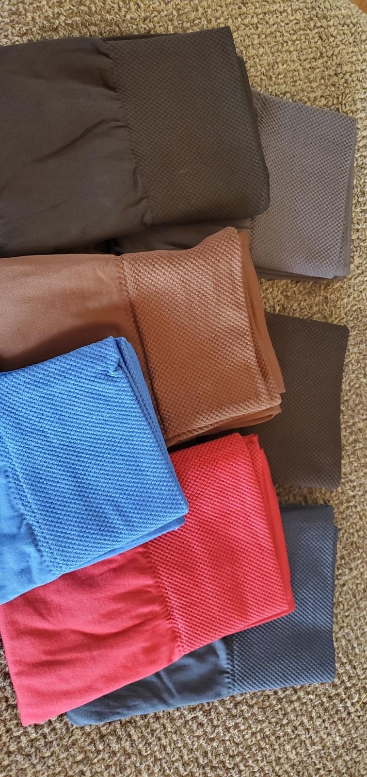 Moon Wood 7 Pack Women’s Fleece Lined Leggings High Waist Soft Stretchy Winter Warm Lounge Pajama Leggings customer photo 1