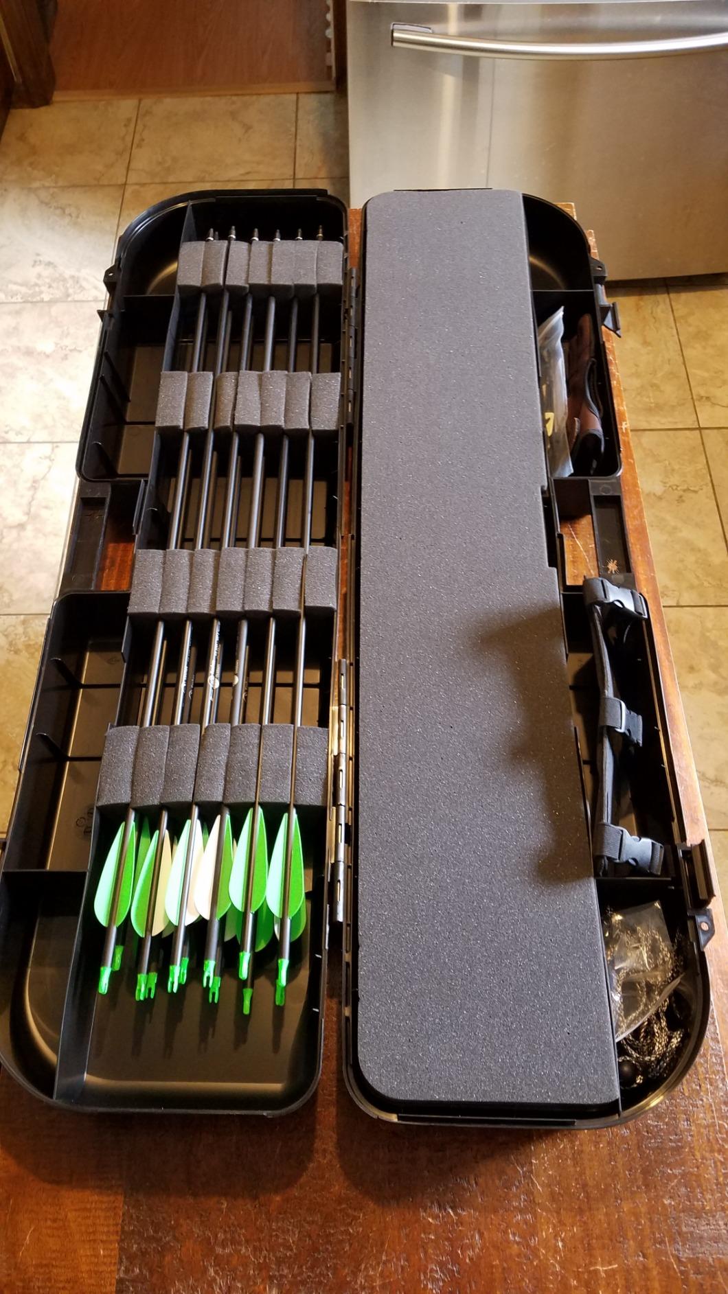 SAS Travel Approved Hard Bow Case for Takedown Bows and Arrows - Made In USA customer photo 2