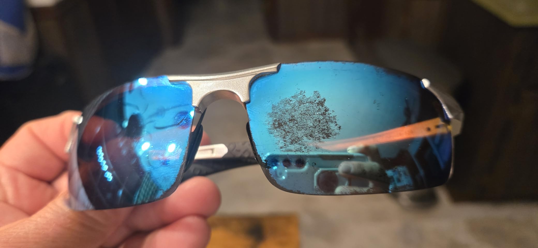 ROCKNIGHT Driving Polarized Sunglasses for Men Golf Outdoor Use Al-Mg Frame customer photo 2