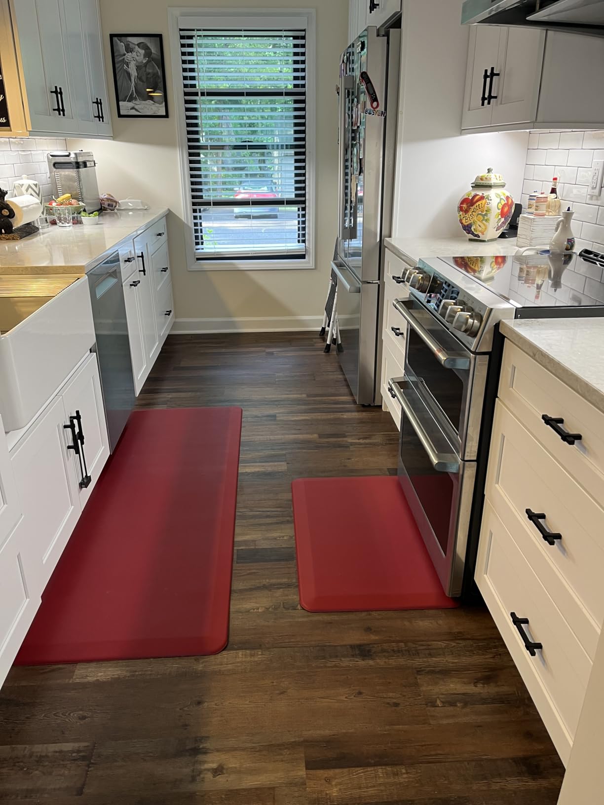 ComfiLife Anti Fatigue Floor Mat – 3/4 Inch Thick Kitchen Mats for Floor, Standing Desk Mat, Kitchen Rug – Comfort at Home, Office – Durable – Stain Resistant – Non-Slip Bottom (20