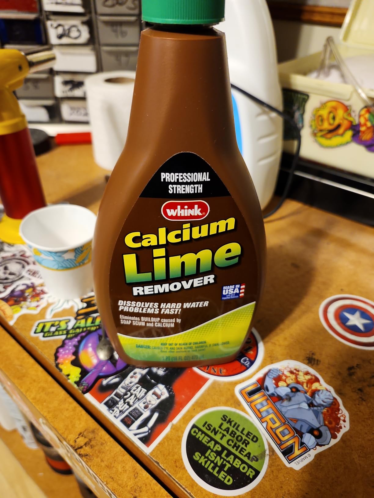 Whink 070275351169 Calcium Lime Remover, clear, 16 Oz customer photo 1