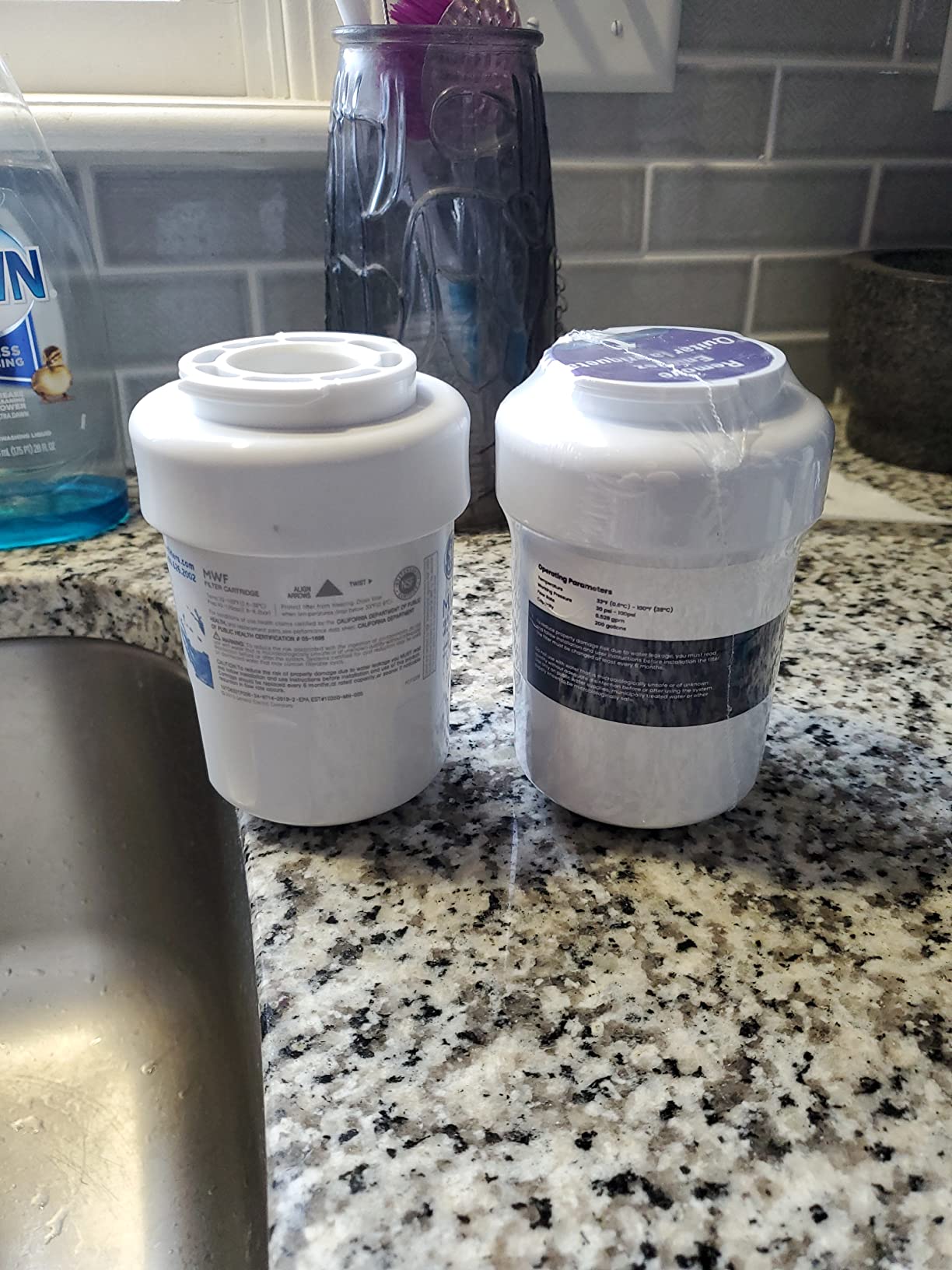 GLACIER FRESH MWF Refrigerator Water Filter Compatible with GE, 1-Pack customer photo 2