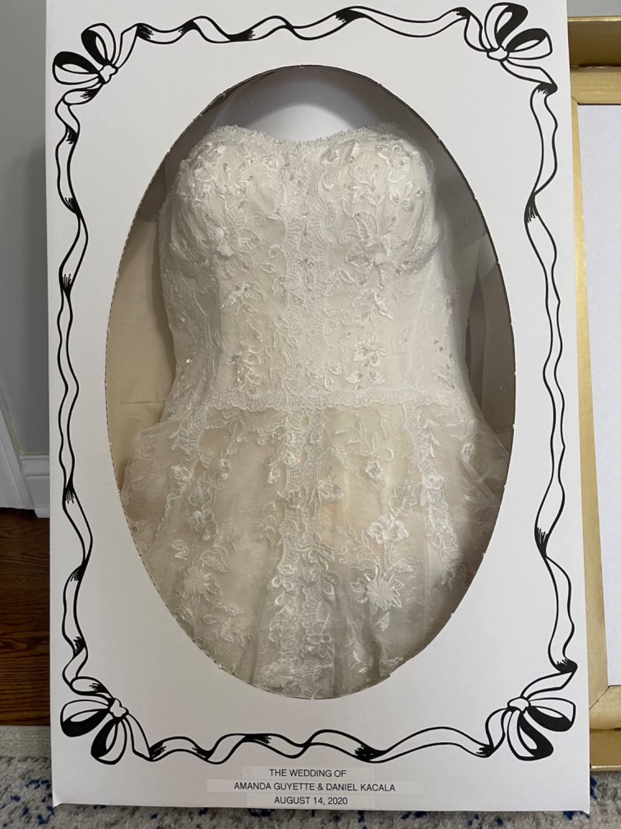 Foster-Stephens White Wedding Dress Preservation Kit | Stylish Garment Storage Box | Closet Storage Organizer for Quilts, Gowns, Dresses, Family Heirlooms | White, Extra-Large customer photo 1
