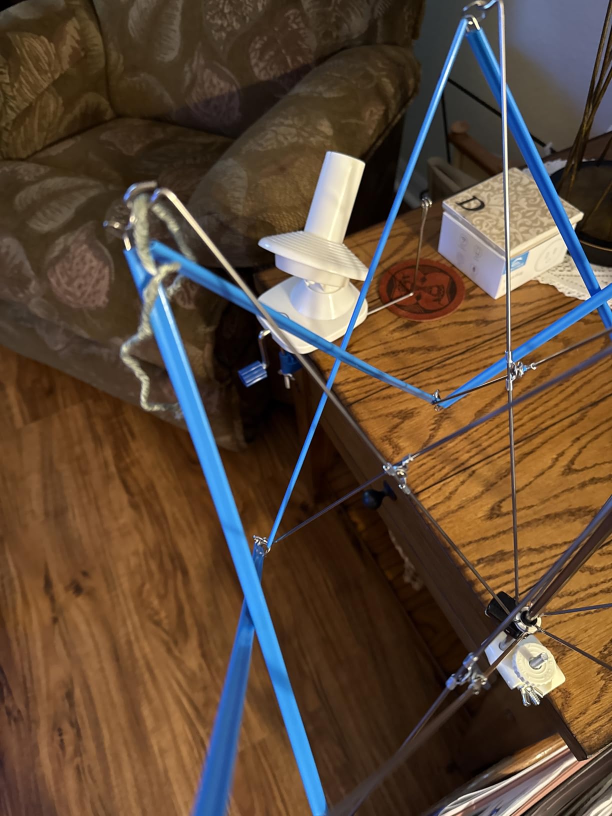 Olikraft Yarn Winder and Umbrella Swift Set, Hand Operated customer photo 2